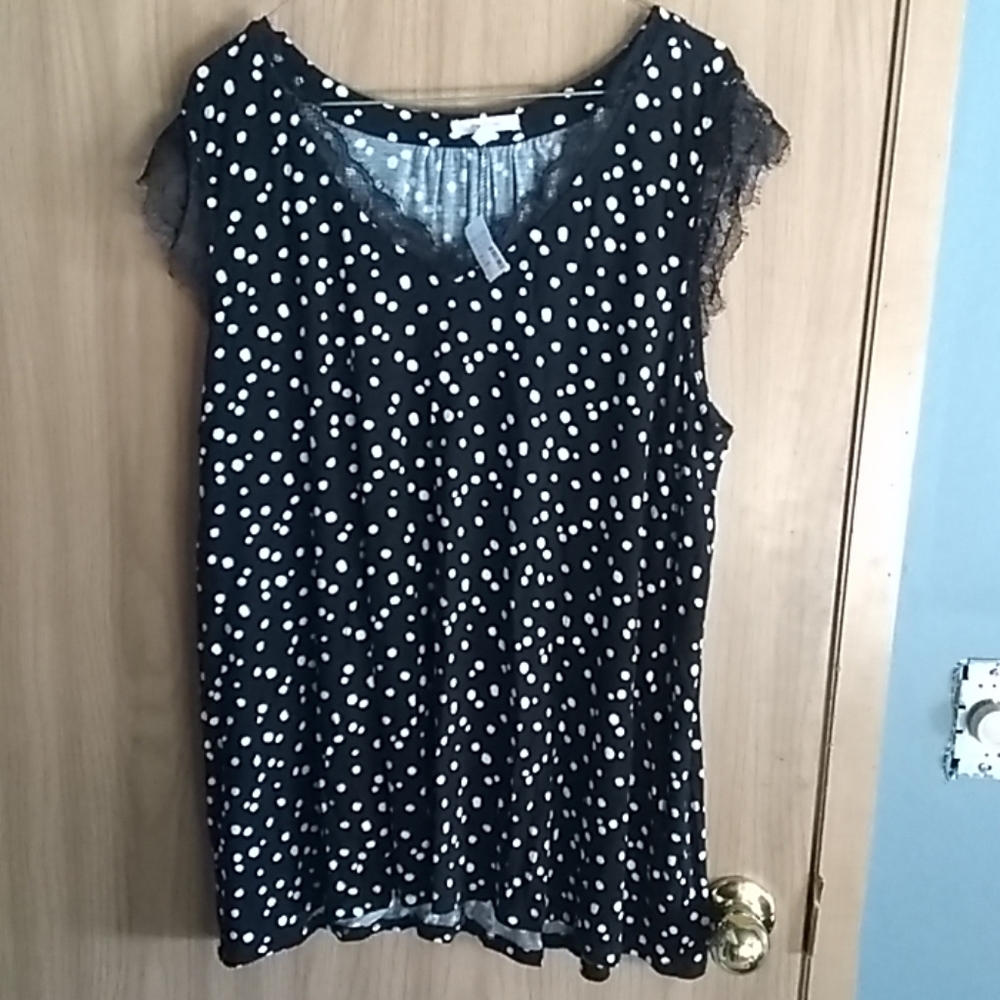 Polkadot Sleeveless Top